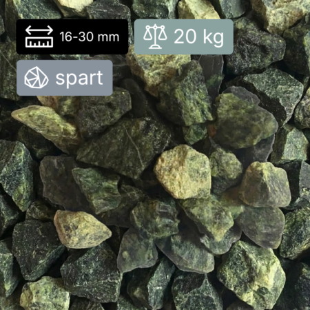 Nova Studio - Piatra Decorativa sparta Marmura Verde 16-30 mm - 20kg