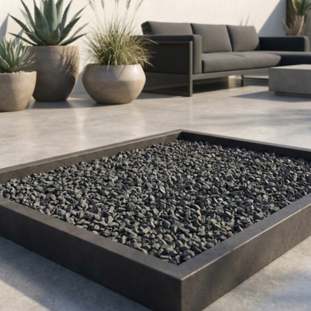 Nova Studio - Piatra decorativa sparta Nero Ebano 22-30 mm - 20kg