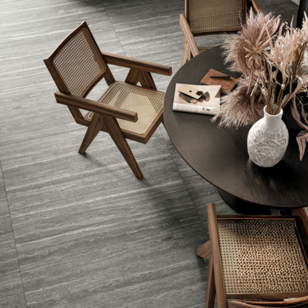 Nova Studio - Gresie Portelanata - Mirage - Elysian - Travertino Dark - 60x120x2 cm