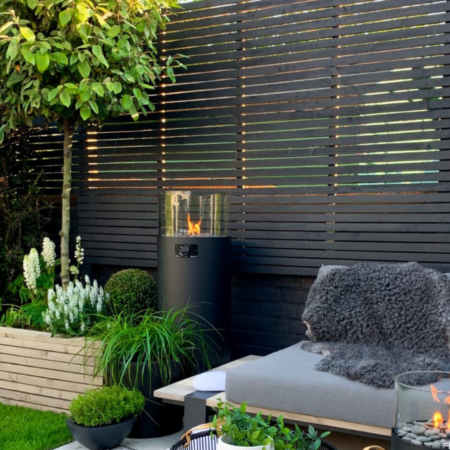 Nova Studio - Stalp cu gaz Cosi Pillar L - Black