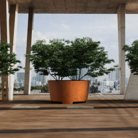Nova Studio - Vas de plante Corten Conic – Setting