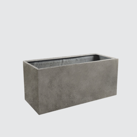Nova Studio - Vas de plante Grigio Box 150x50x50 cm – Beton Natural