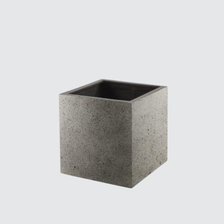 Nova Studio - Vas de plante Grigio Cube 80x80x80 cm – Beton Natural