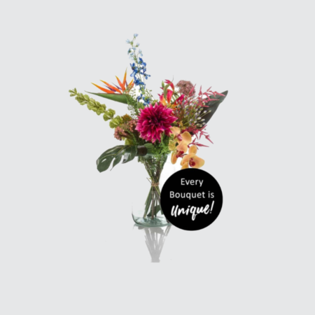 Buchet de flori artificial Exotic Mix - 62 cm