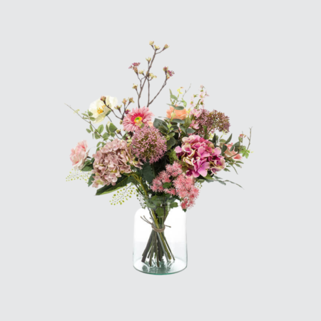 Nova Studio - Buchet de flori artificial Flame Roses - 65 cm
