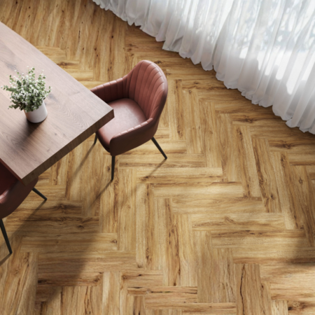 Nova Studio - Parchet SPC The Floor Herringbone 6 mm Riley OAK HB