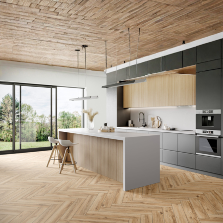 Nova Studio - Parchet SPC The Floor Herringbone 6 mm Vail OAK HB