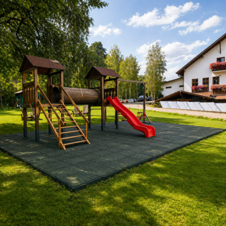Nova Studio - Bordura din cauciuc - Gri - 500x160x40 mm
