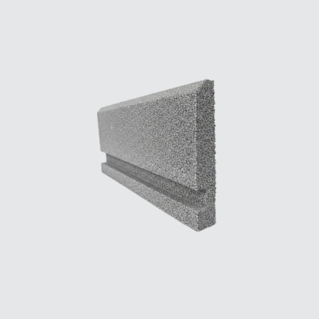 Nova Studio - Bordura din cauciuc - Gri - 500x250x40