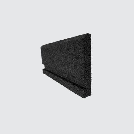 Nova Studio - Bordura din cauciuc - Negru - 500x250x40