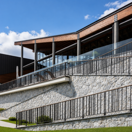 Nova Studio - Piatra Poligonala Rock Face Gri Deschis
